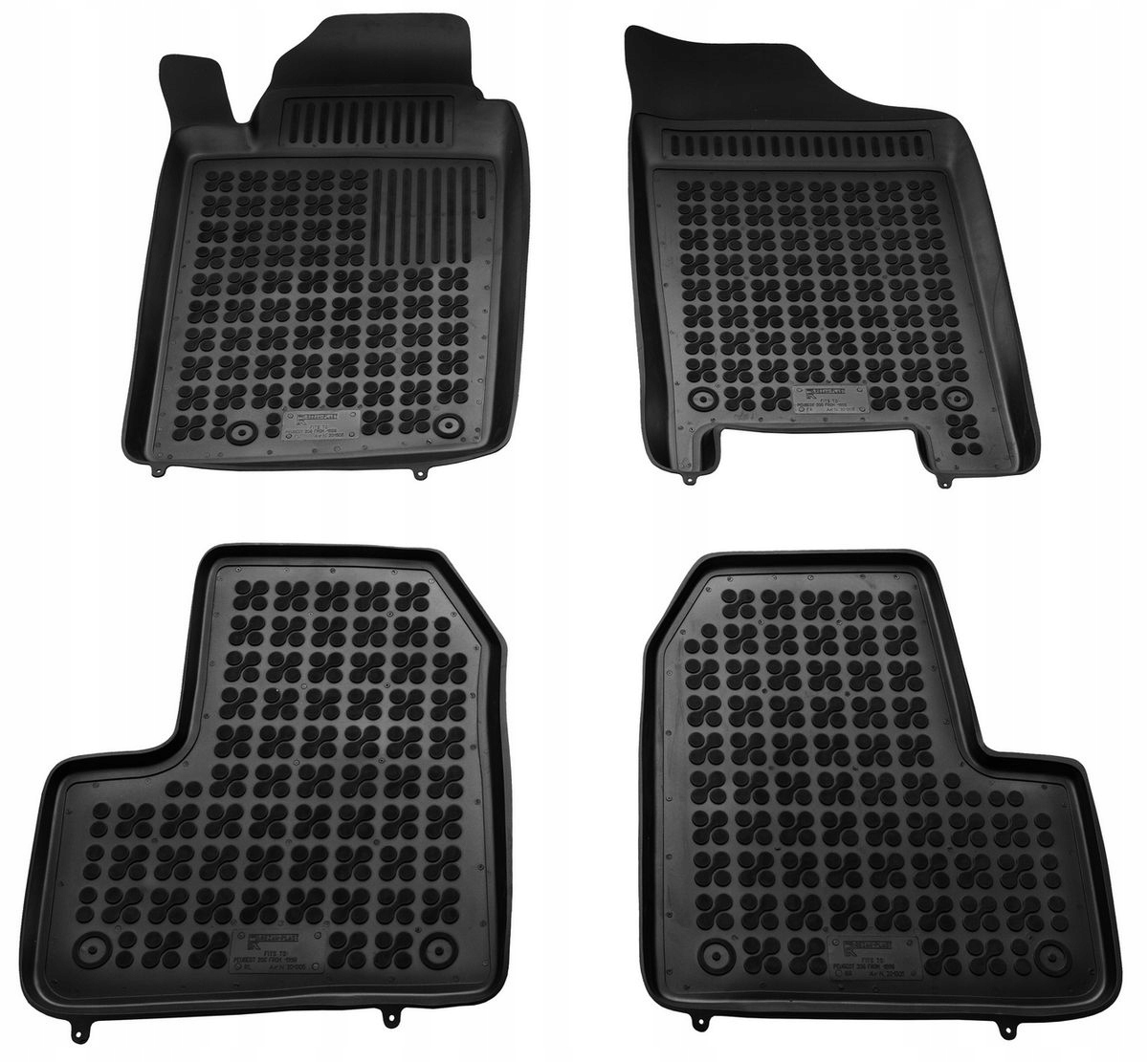 Gumové autokoberce Peugeot 206, 1998-2012