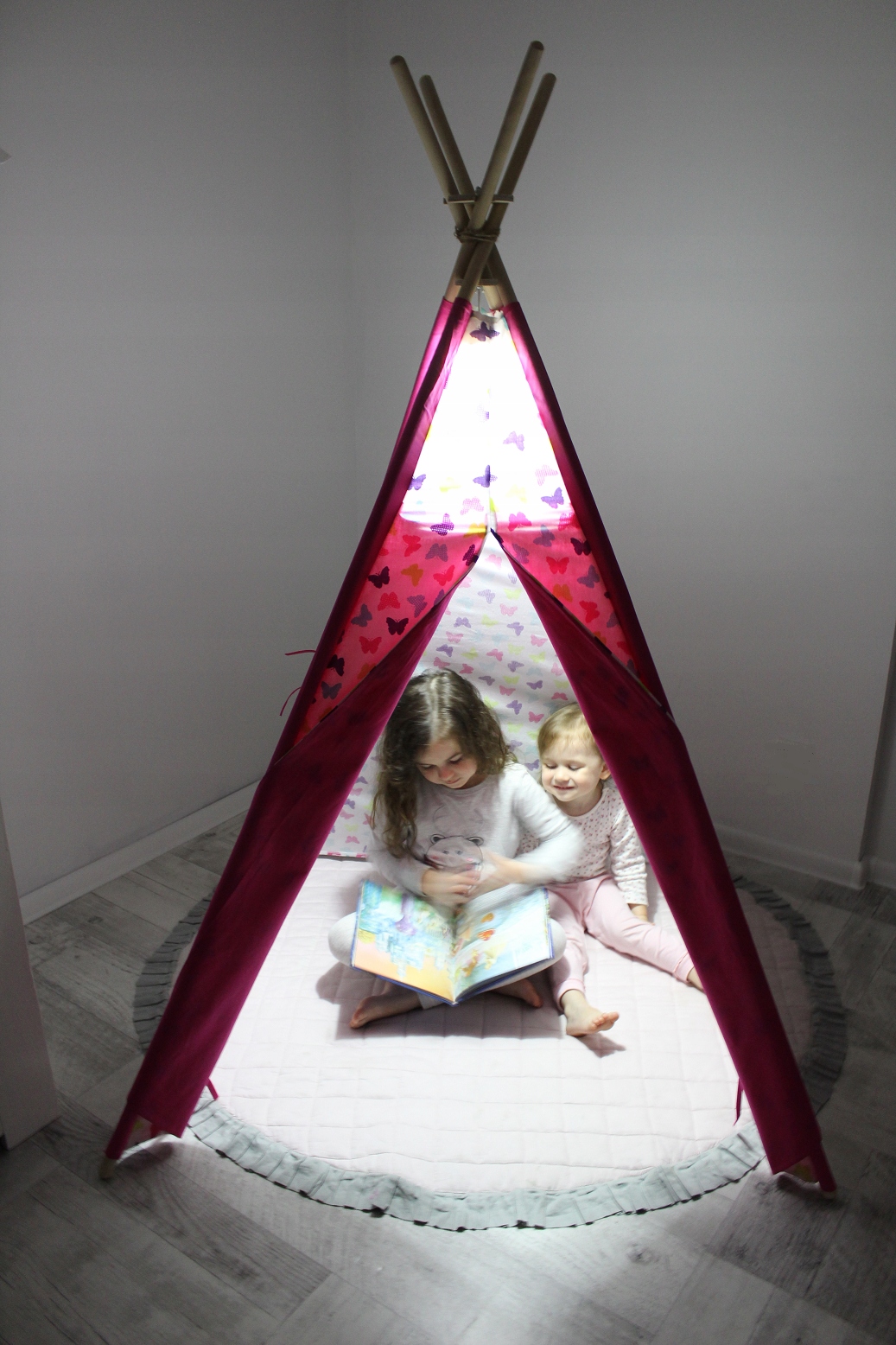 

Stabilizator+LAMPKA do namiotu Tipi Teepee Wigwam