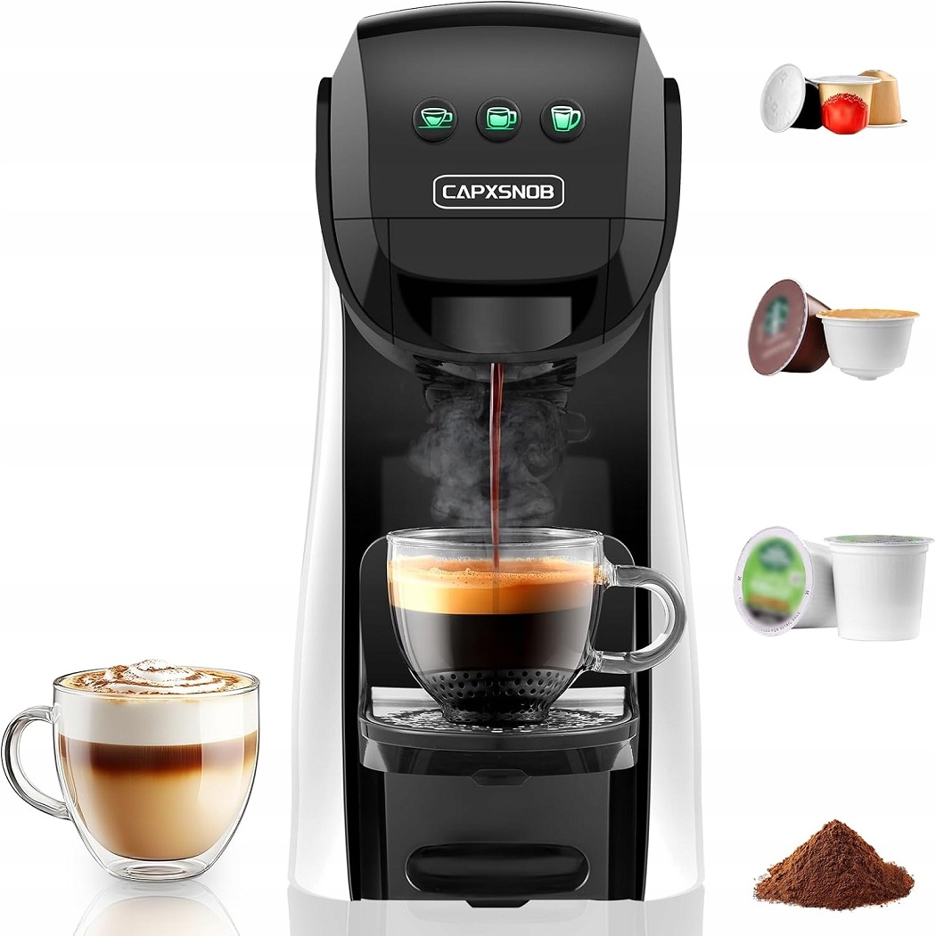 Ekspres Capxsnob SV835L Expres Ciśnieniowy Do Kawy 3w1 Na Kapsułki