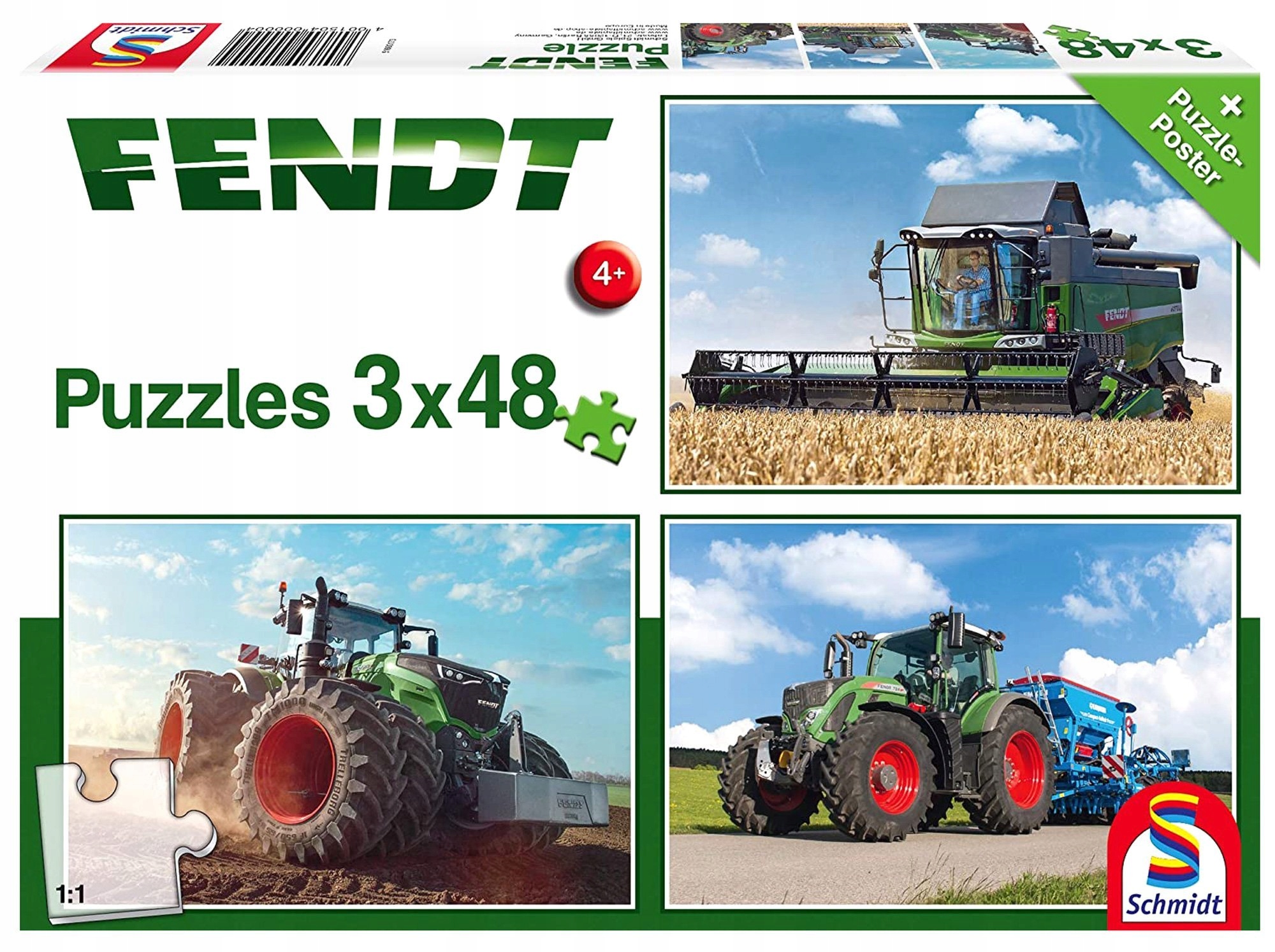 

Schmidt Puzzle 3 x 48 el Fendt