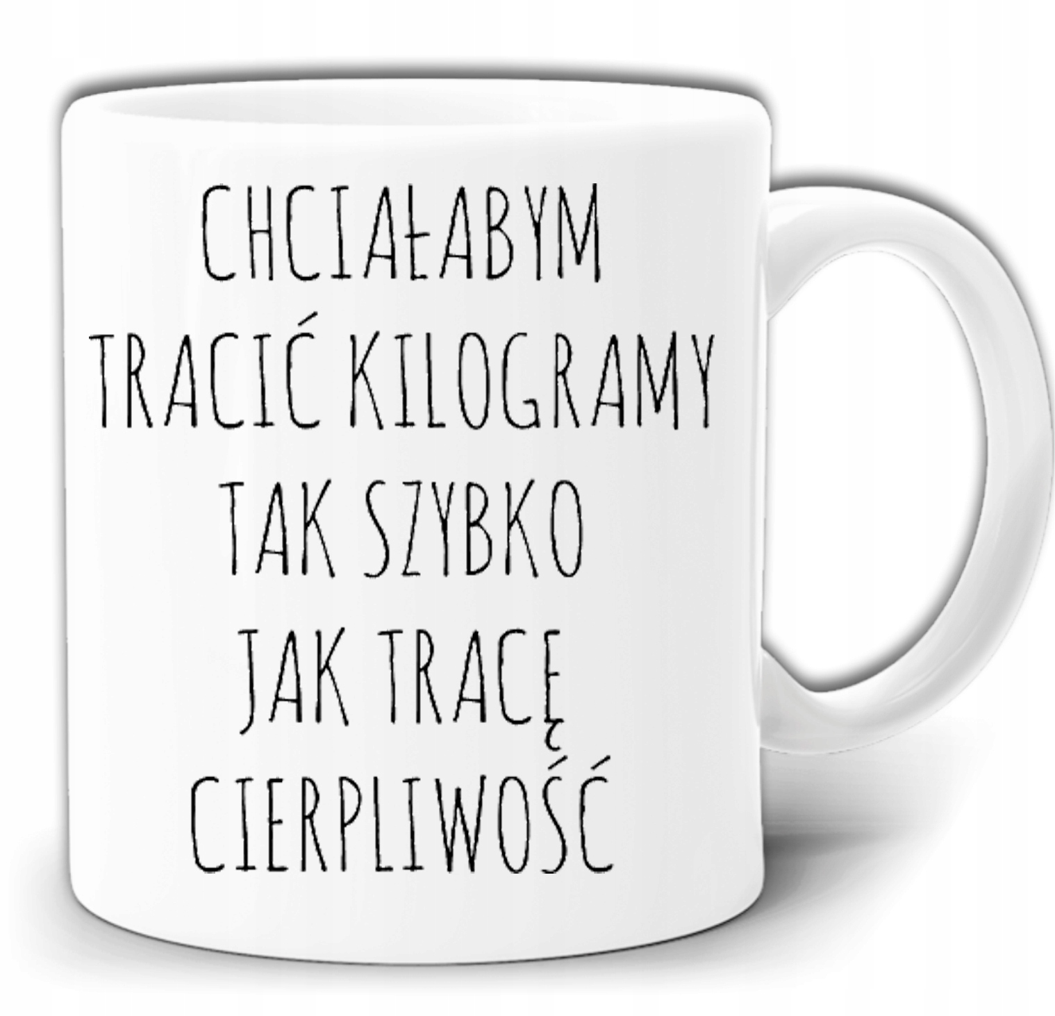

Chciałabym Schudnąć Śmieszny Kubek + Pudełko GW503