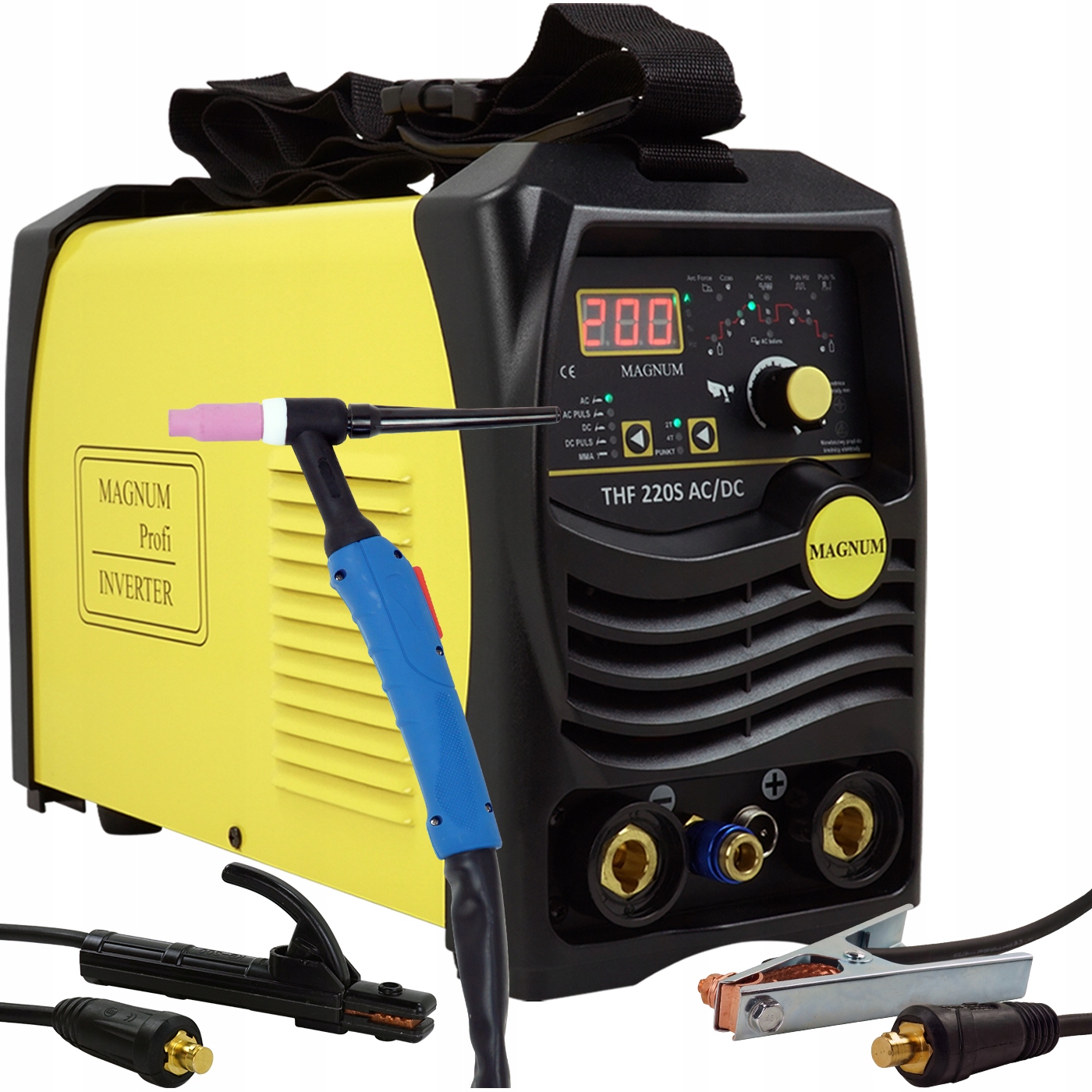 TIG AC DC Magnum зварювальний апарат 200A імпульс THF220S