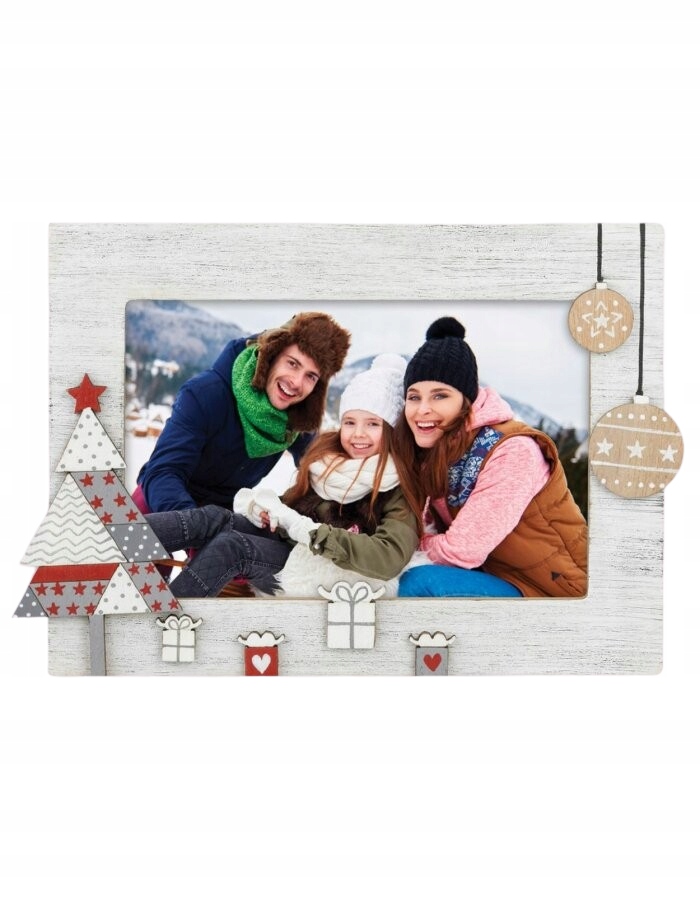 

Ramka zdjęcie 10x15 Boże Narodzenie Choinka szara