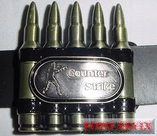 Counter Strike naboje gra klamra zapinka do paska amunicja EAN (GTIN) 4046051685182
