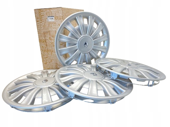 4x Oe Renault kryt komplet 15'' Clio Megane III IV Scenic Captur Kangoo