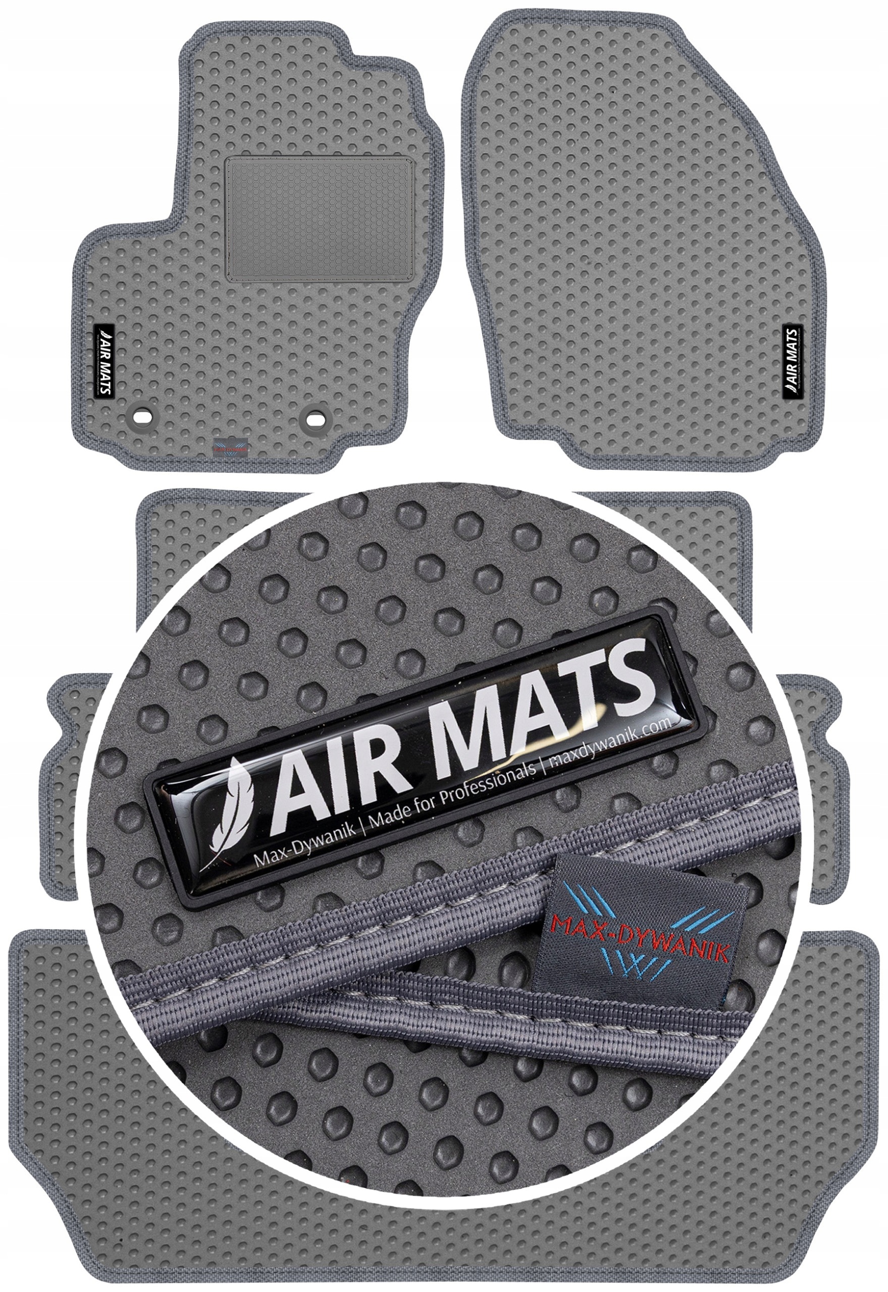 Ford Galaxy II 7os 2006-2010 Koberce Eva Air Mats Šedé
