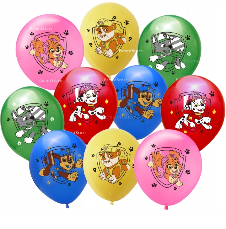 Lufik Mancs Őrjárat MARSHALL CHASE SKYE ROCKY SZÜLETÉSNAPI DEKORÁCIÓ 10