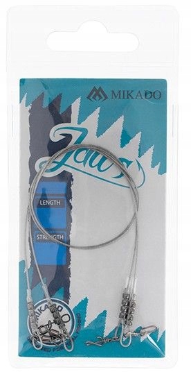 Przypon Mikado Jaws 7x7 35cm 8kg (2szt.) Długość (cm): 35