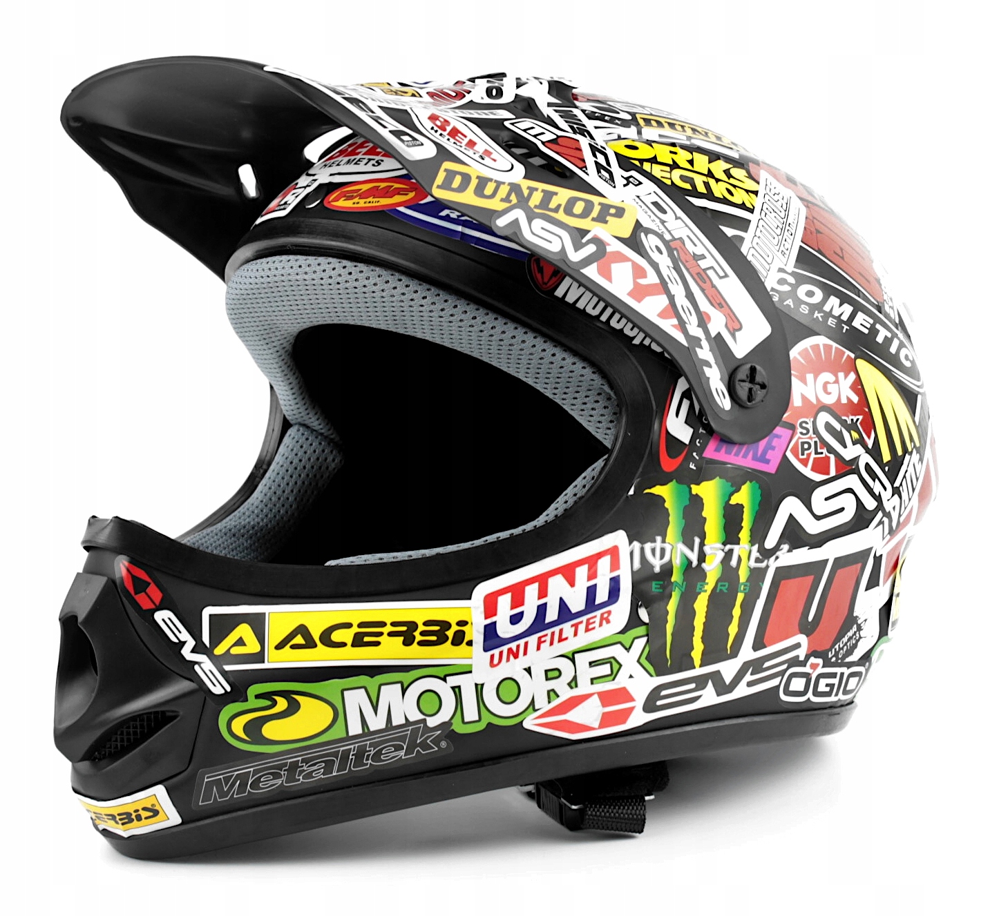 

Kask Rowerowy Jst Downhill Naklejki Stickerbomb M