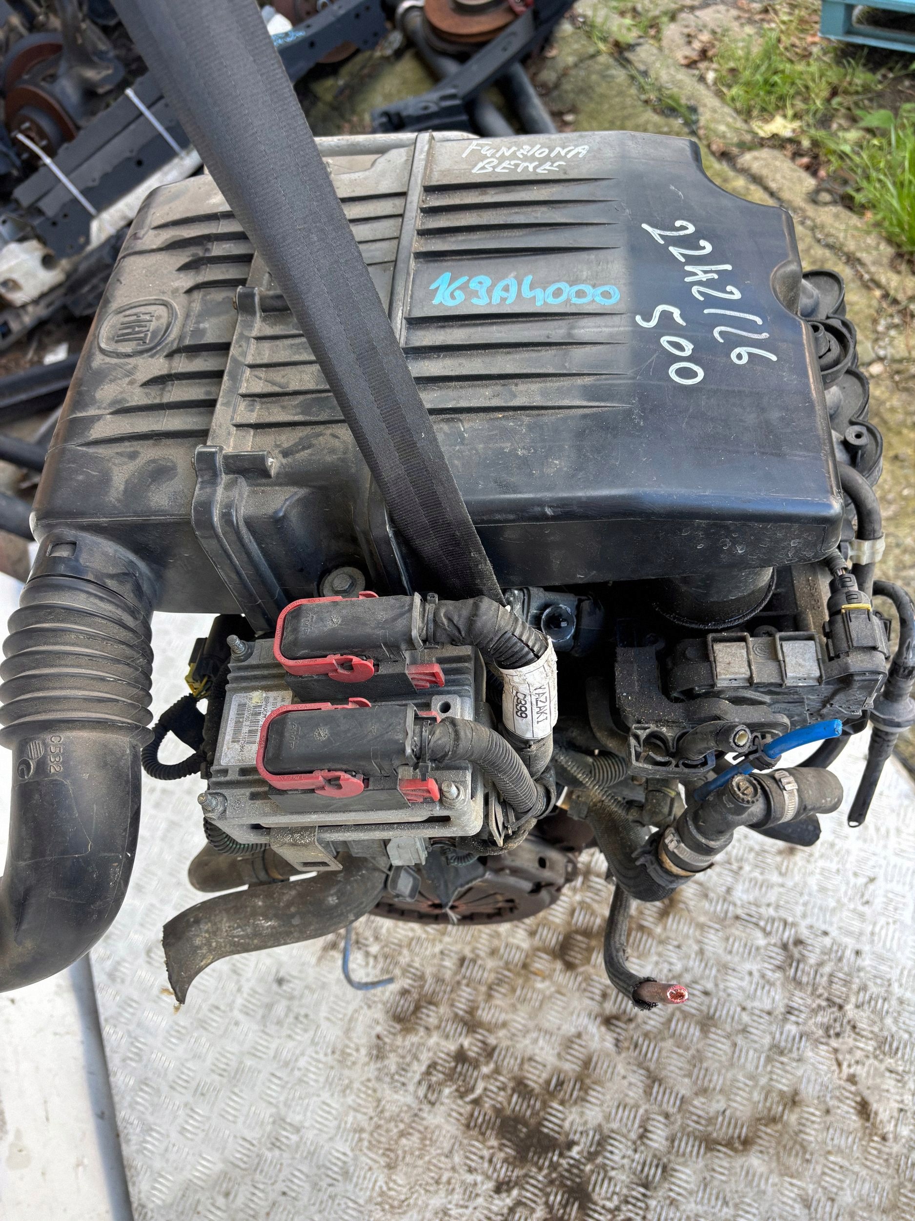 engine Z OSPRZETEM FIAT 500 1.2 169A4000