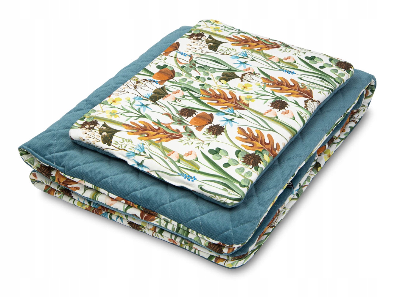 

Komplet Kocyk 100x135 poduszka velvet Jesień Lepre