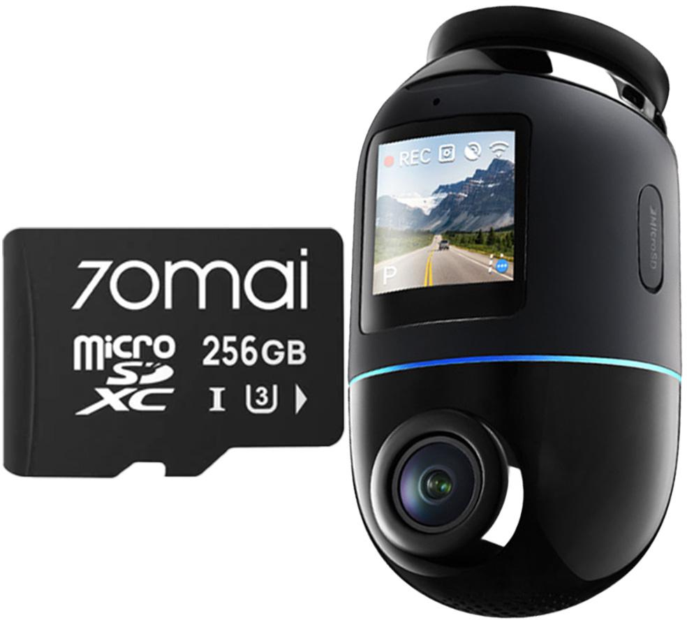 Videorekordér 70mai X800 Dash Cam 4K Omni čierny microSD 70mai 256 Gb