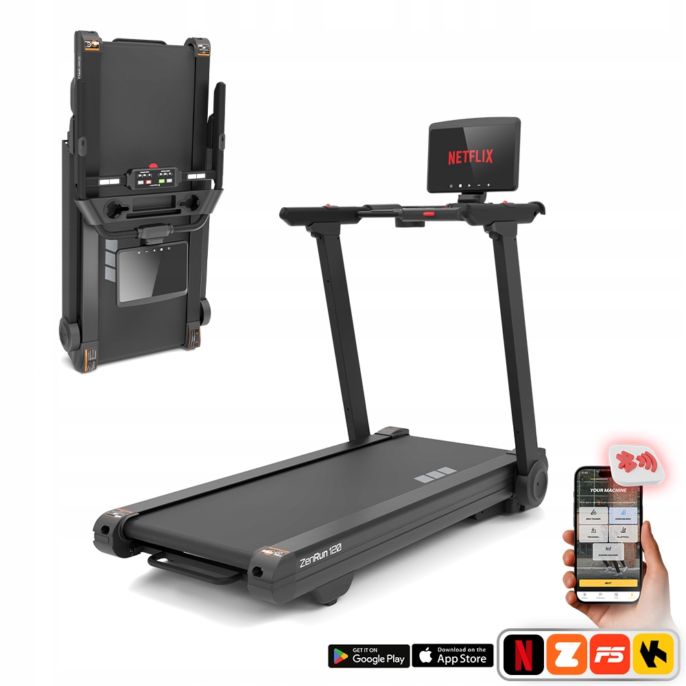 Profesjonalna bieżnia elektryczna składana inSPORTline ZenRun 120