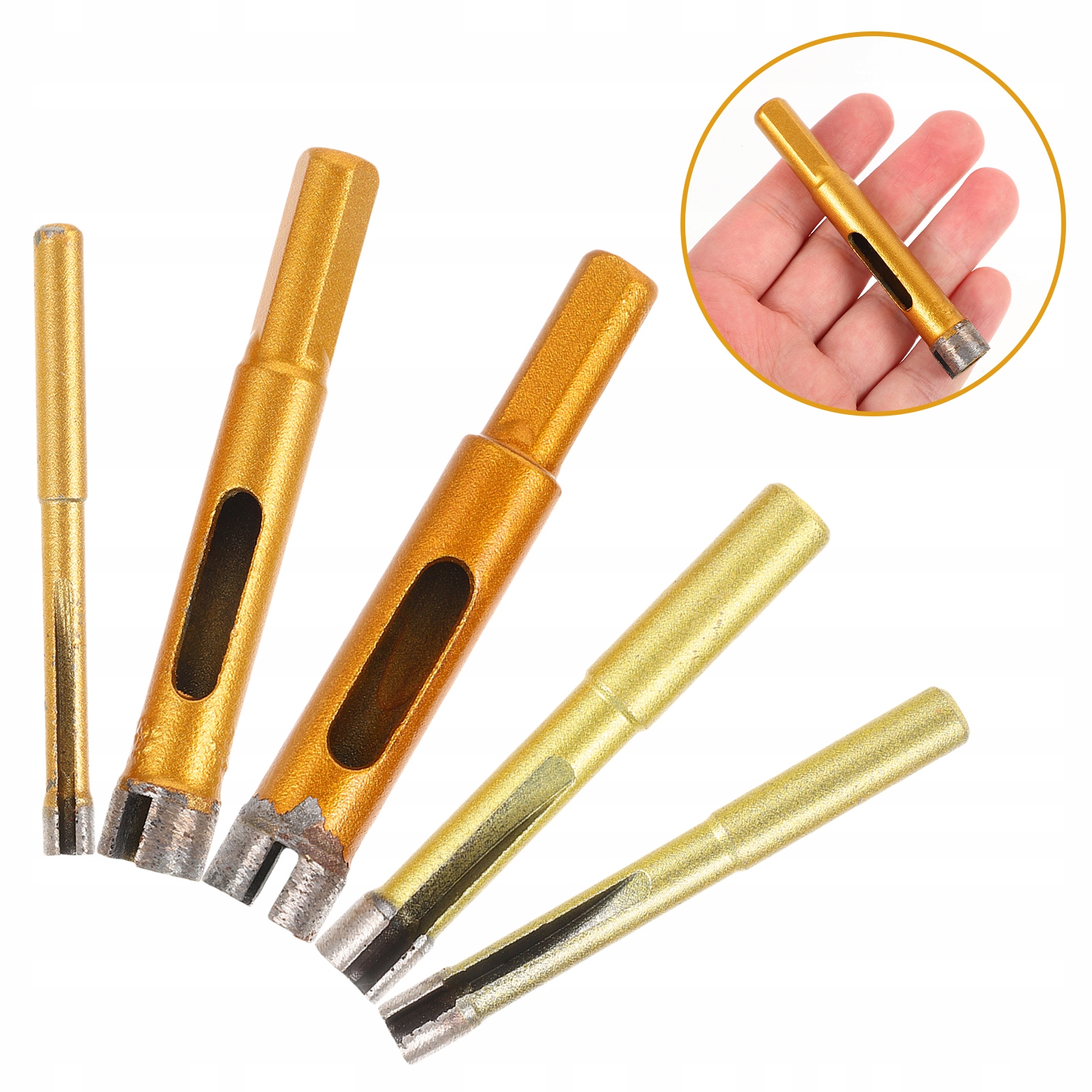 WIERTŁA DIAMENTOWE DO OTWIERANIA OTWORÓW W SZKLE Zastosowanie inne