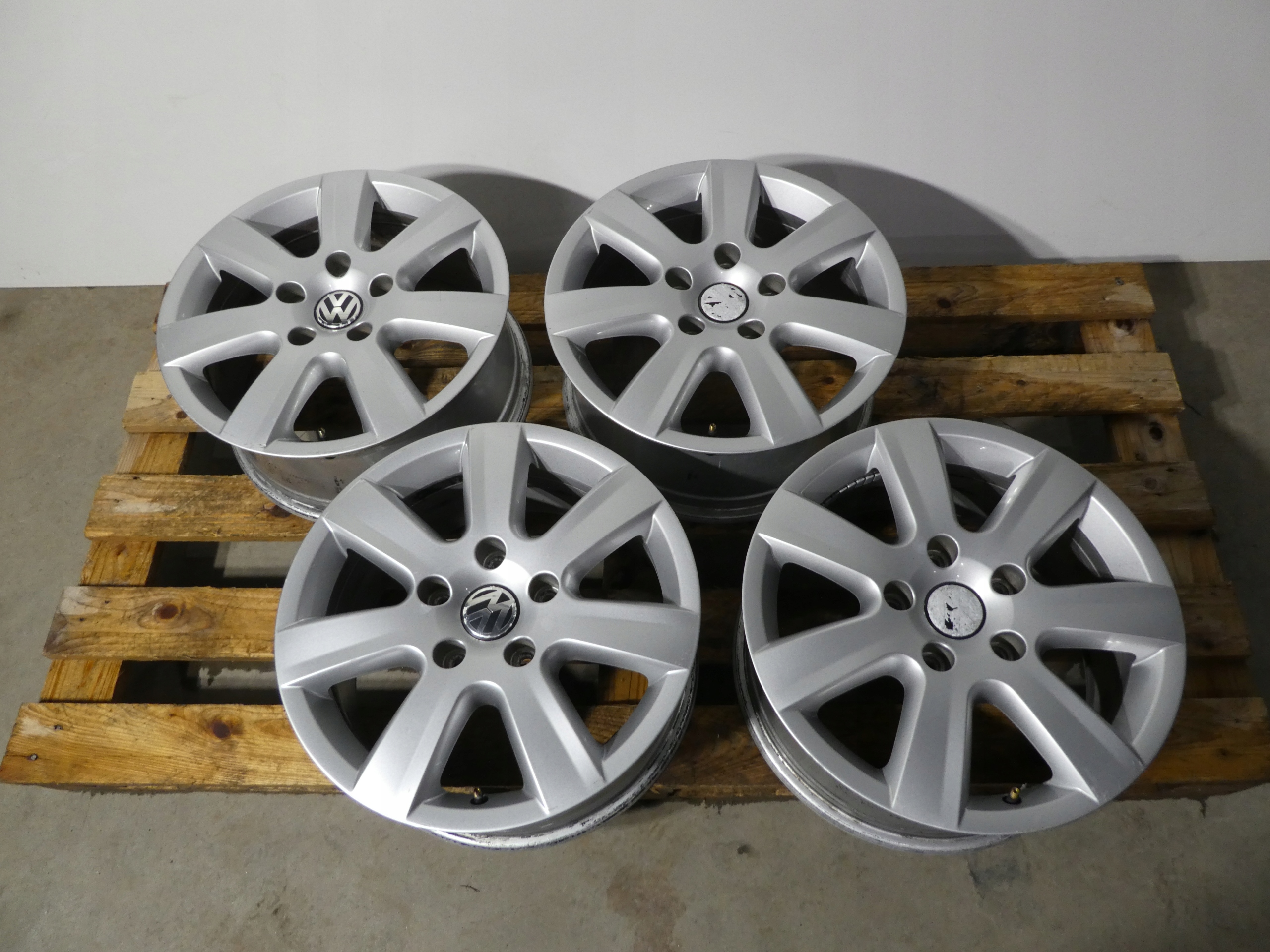 4X ORYGINALNE disc VW TOUAREG 7P6601025 5X130 17