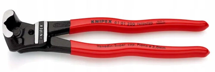 Kleště Knipex délka: 200 mm tloušťka řezu: 6.0 mm