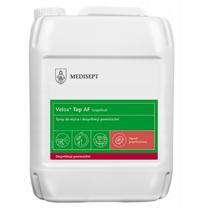 

Velox Top Af 5L grapefruit dezynfekcja powierzchni