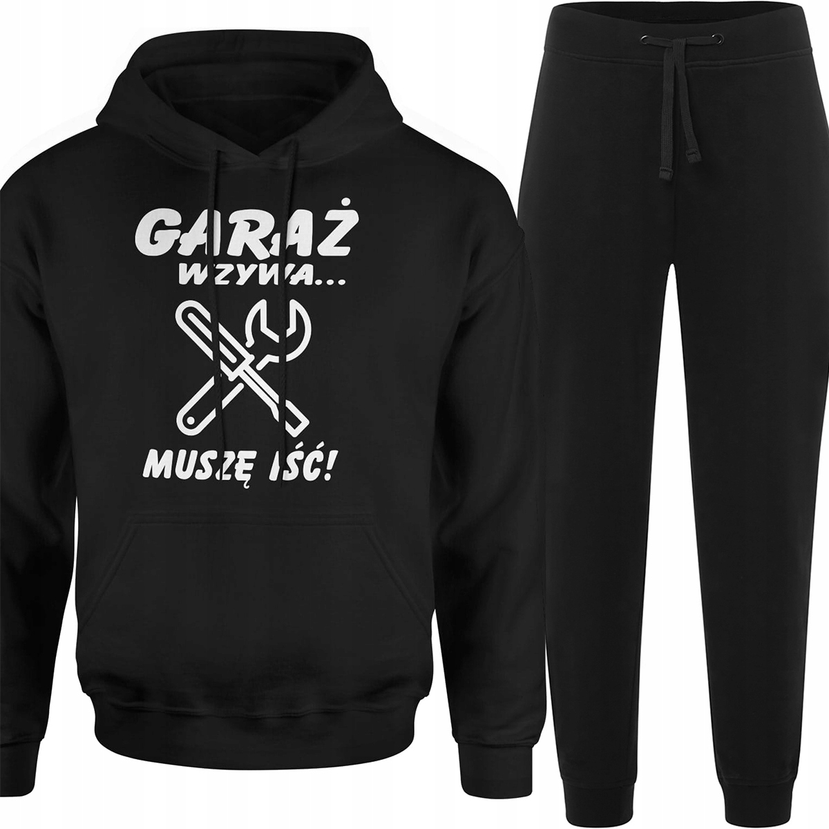 Teplákovka Pánský Komplet Pánské Tepláky Mikina Pro Mechanika Garáž Volá M