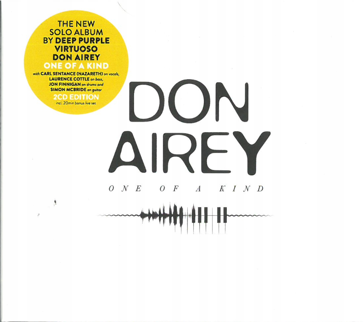 Don Airey &quot;One Of A Kind&quot; 2CD DIGIPAK