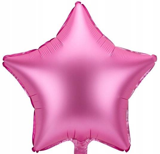 

Balon foliowy Gwiazdka, 48cm, satynowy różowy