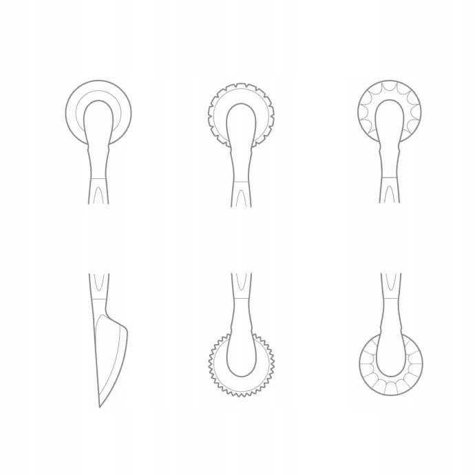 Zestaw narzędzi do modelowania Tescoma 6 końcówek Kod producenta 630568
