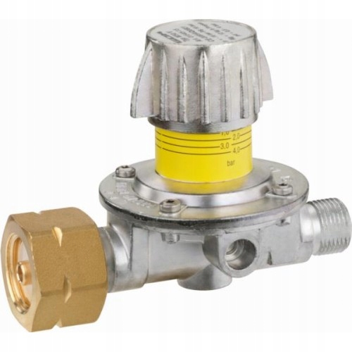 Reduktor stredného tlaku plynu Propan12 kg/h 0,5-4 bar Kombi x 3/8 Lh-kn