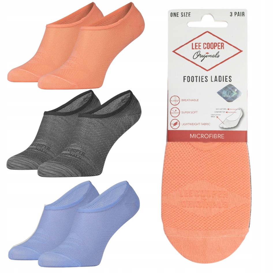 

Lee Cooper baleriny stopki mikrostopki 3 pary