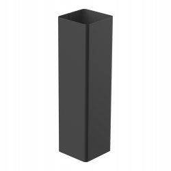 GALECO RURA SPUSTOWA 1MB 80/80 STAL2 CZARNA