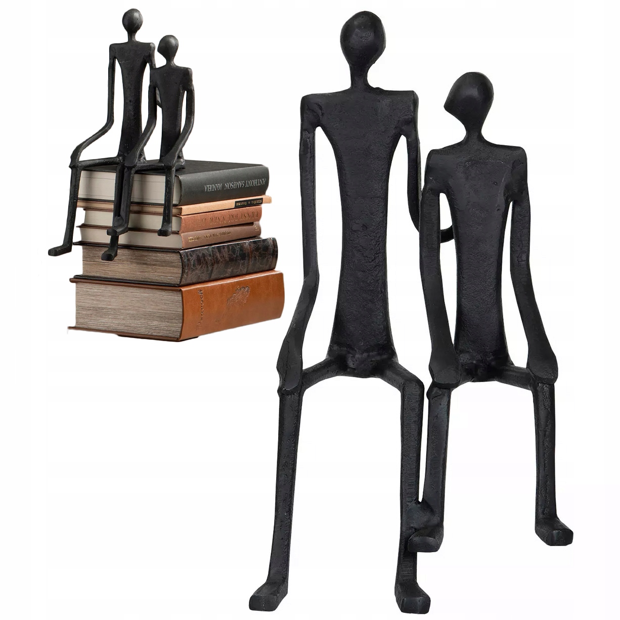 Figurka Do Obýváku Rodina Přátelství Loft Černá dekorace na poličku skříňku