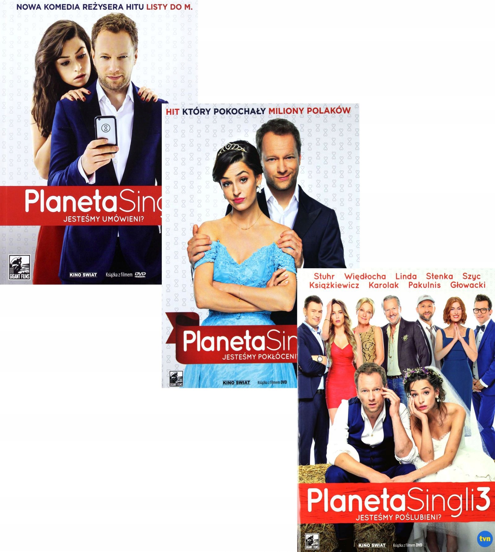 Planeta Singli 1-3 Pakiet [3DVD]