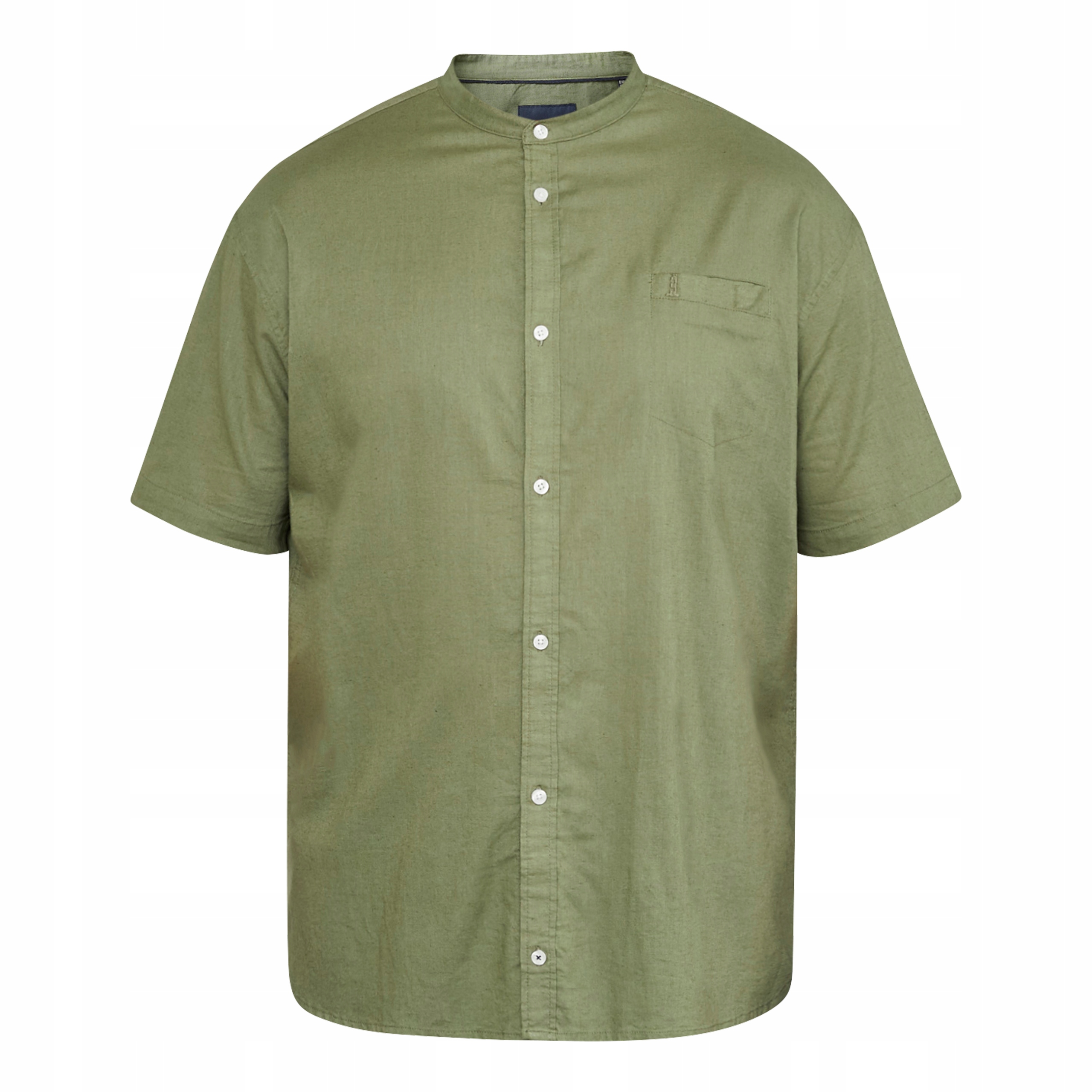 North Latitude Velké Rozměry Lněná Košile Stojáček Bavlna Len 3XL 140 Cm