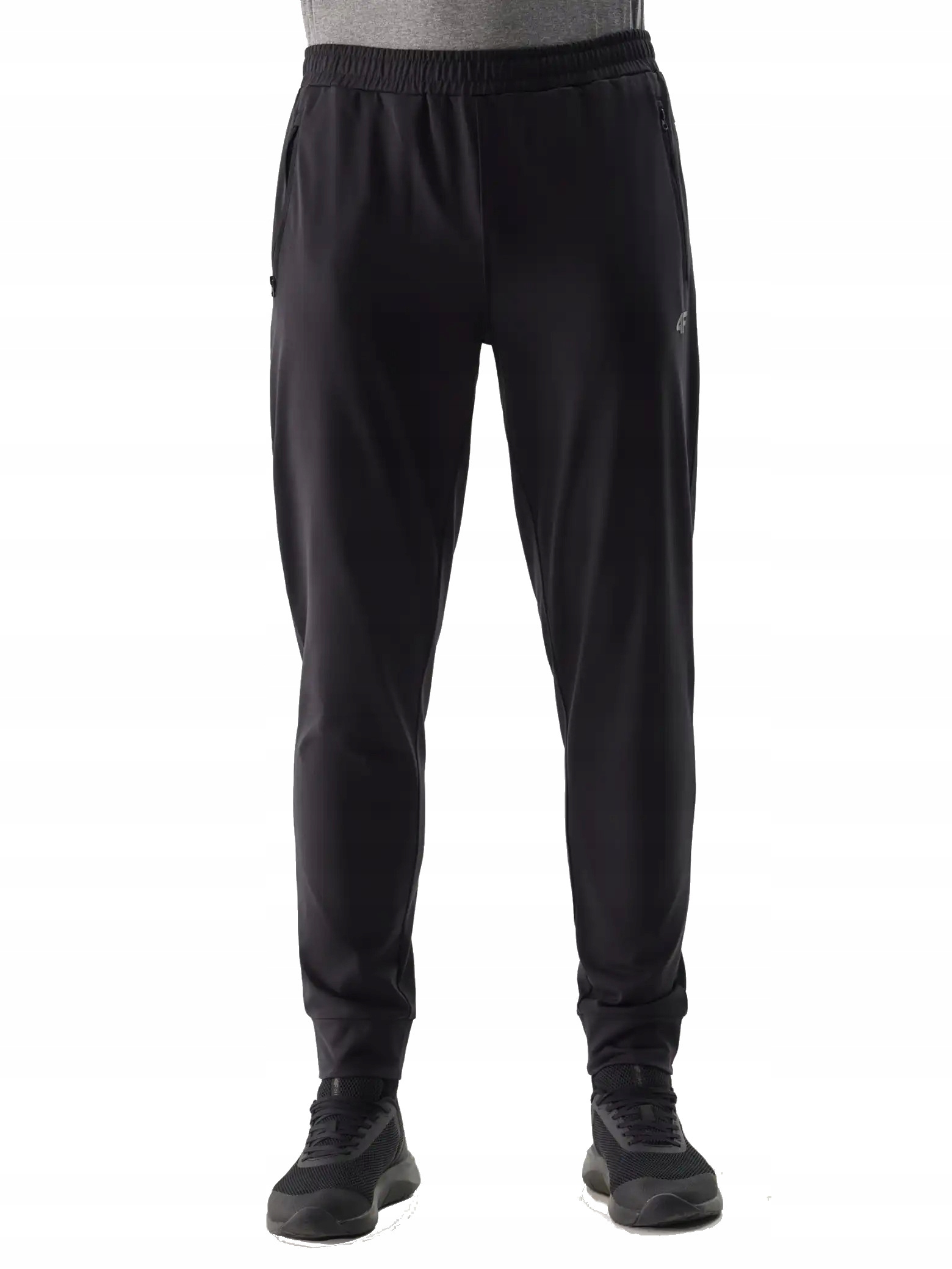 Spodnie Długie Dresowe 4F Czarne Rozmiar L