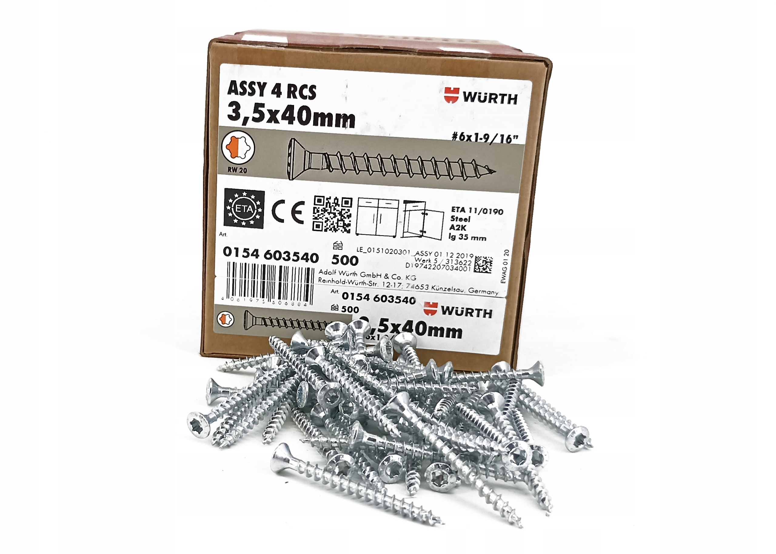 Šroub Assy Sost RW20 (A2K) 3,5X40/35