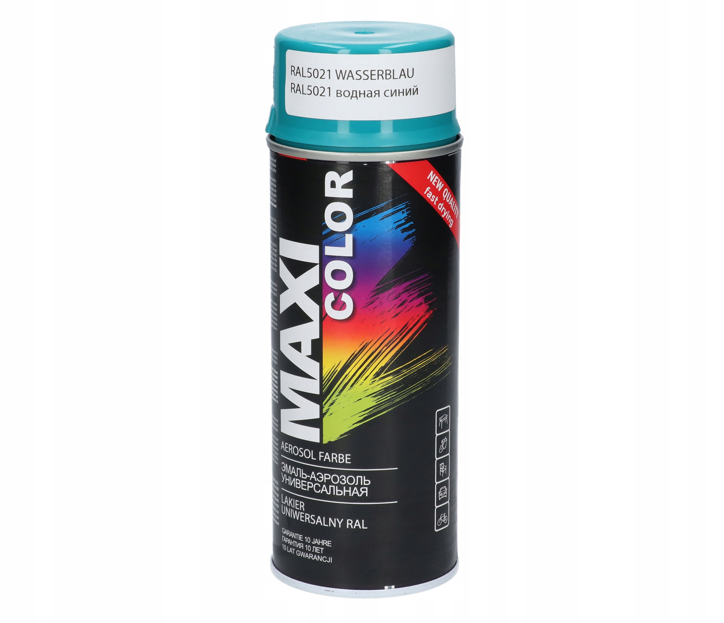 Lakier Motip Maxi Color 400 ml Spray Ral 5021 turkusowy