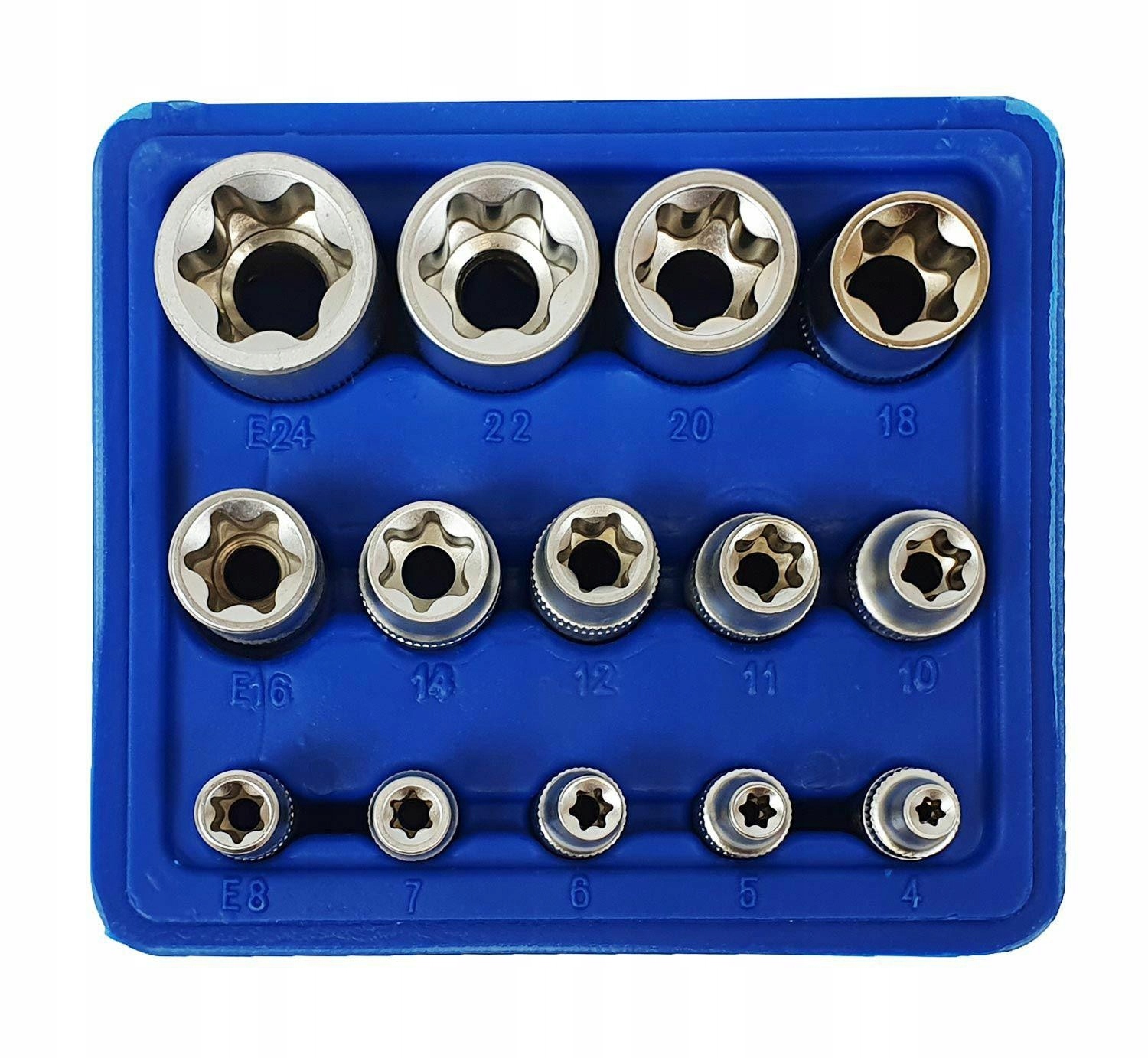 

Zestaw Nasadek Torx 14el./SILVER