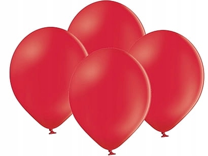 

Balony pastelowe 9'' 23cm Belbal 100 szt.CZERWONE