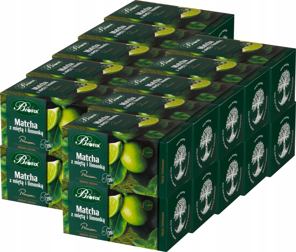 Herbata Matcha z Miętą i Limonką 400 kopert Bifix