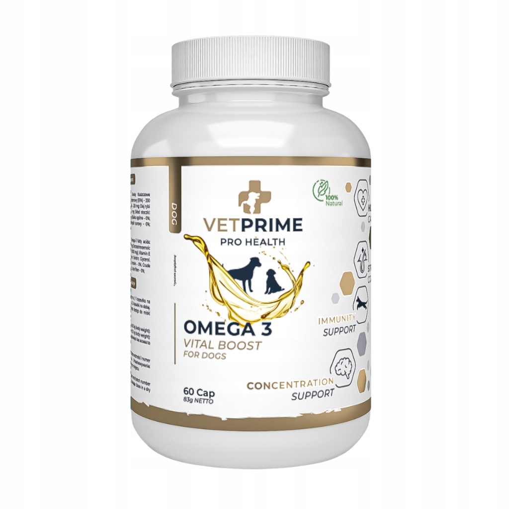 VETPRIME OMEGA-3 BOOSTER 60 KAPS