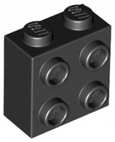 

Lego Klocek 1x2/4 Wypustki Czarny (22885/6275806)