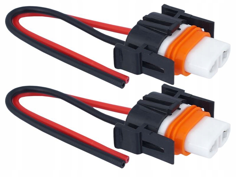 KOSTKA DO ŻARÓWKI H8 GNIAZDO ZŁĄCZE CERAMICZNE x2