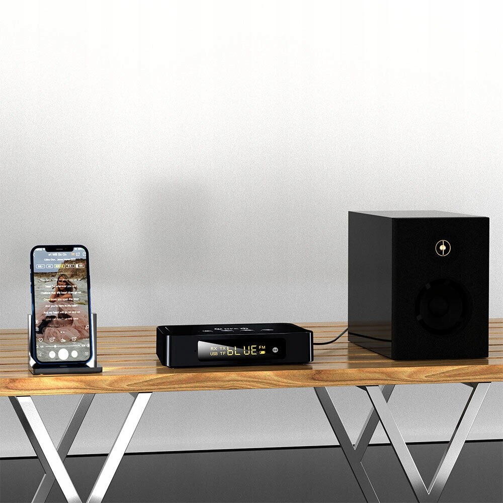NFC BLUETOOTH 5,0 TRANSMITER ADAPTER AUDIO, ADAPTER BLUETOOTH SYSTEM STEREO Model Bluetooth 5.0 NFC Odbiornik