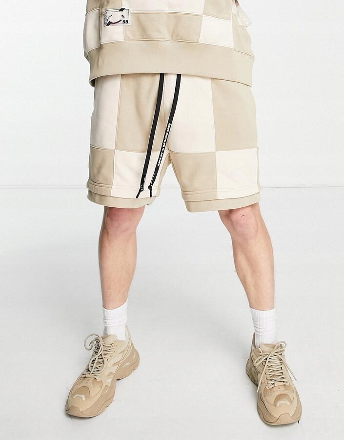 Aape Béžové Kraťasy S Krátkým Rukávem (XL)