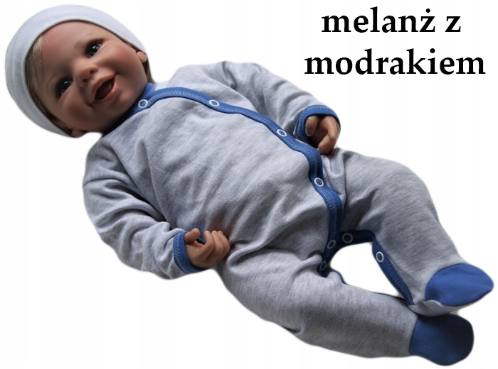

Pajacyk pajac śpiochy 68 rozpinany bawełniany