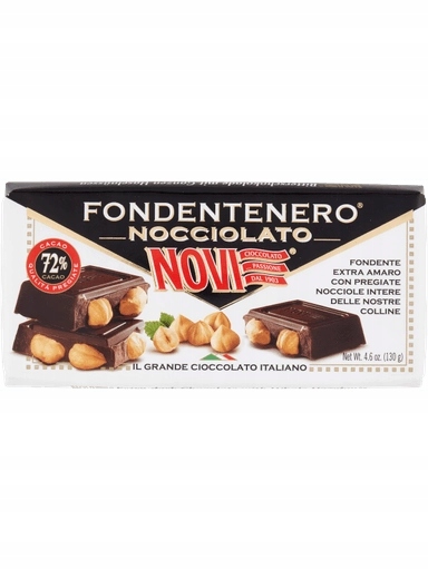 Levně 3x Čokoláda s ořechy Fondenrenero Nocciolato 130 g Novi