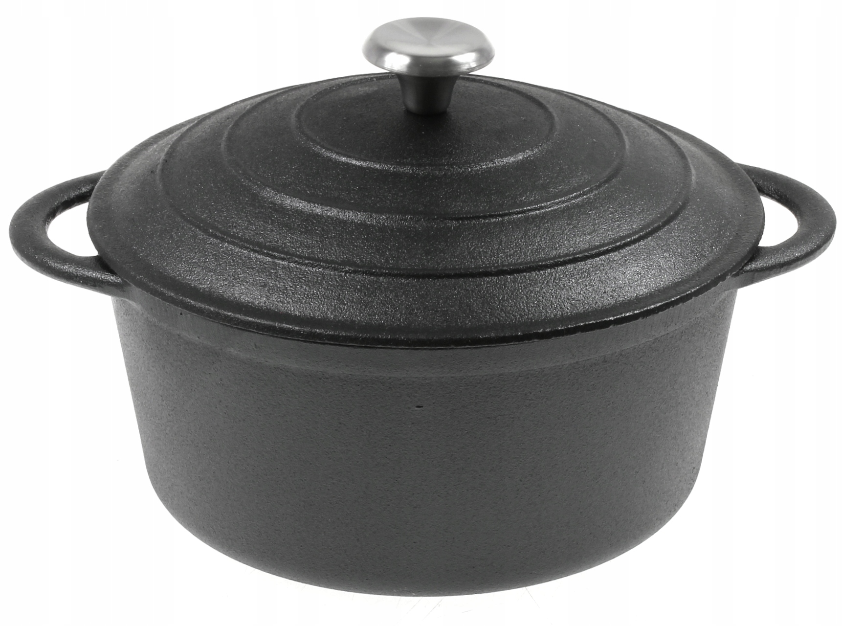 

Garnek Żeliwny 4,2L Kociołek Ciężki Brytfanna 24cm