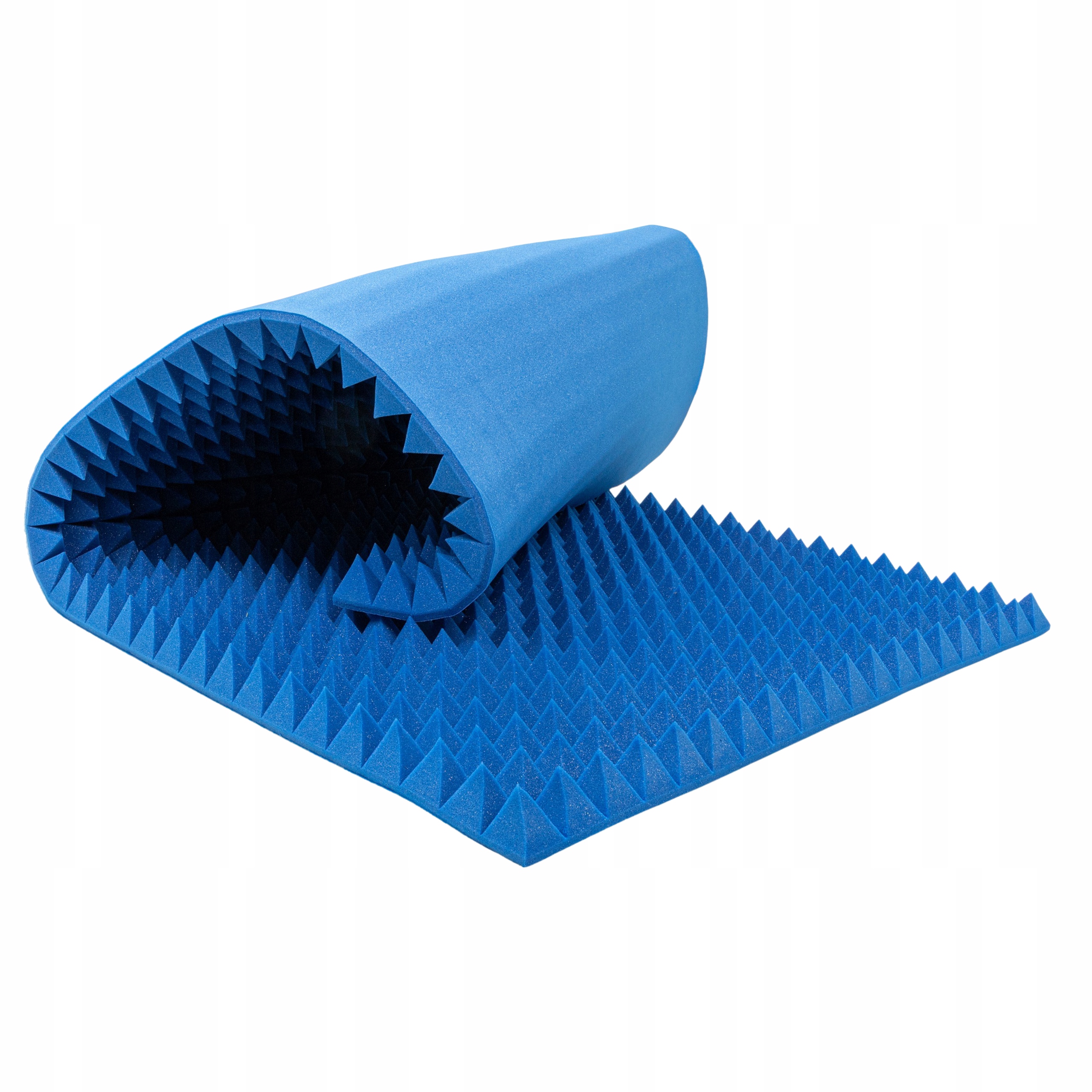 Akustická pěna panel modrý 6 cm pyramida eliminující šum, stylová