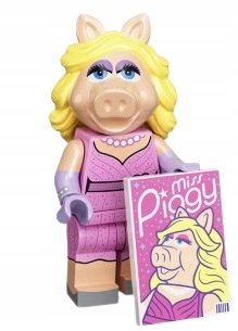 

Lego Muppety Figurka Świnka Panna Piggy 71033 6