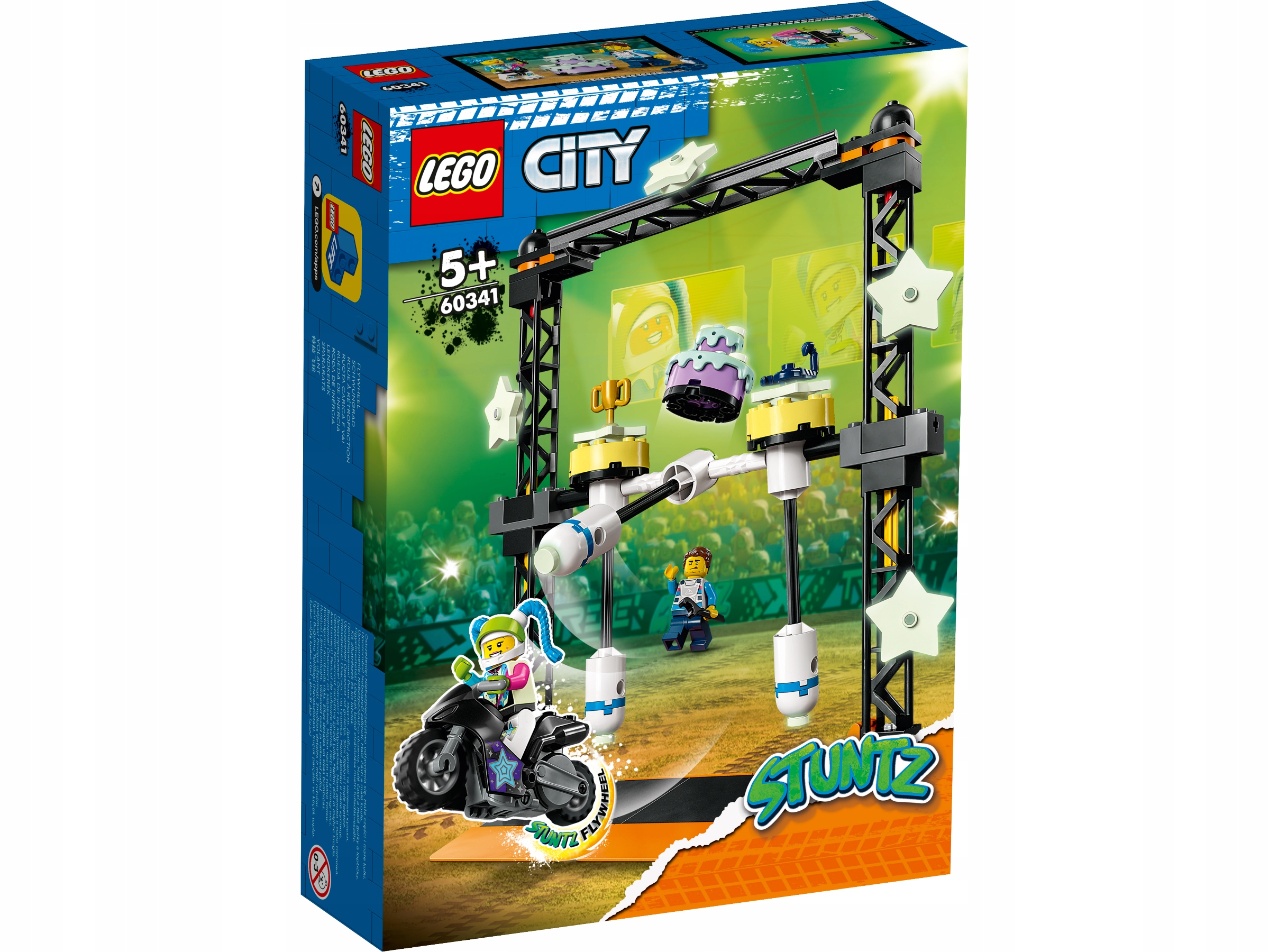 

Lego City Wyzwanie kaskaderskie przewracanie 60341