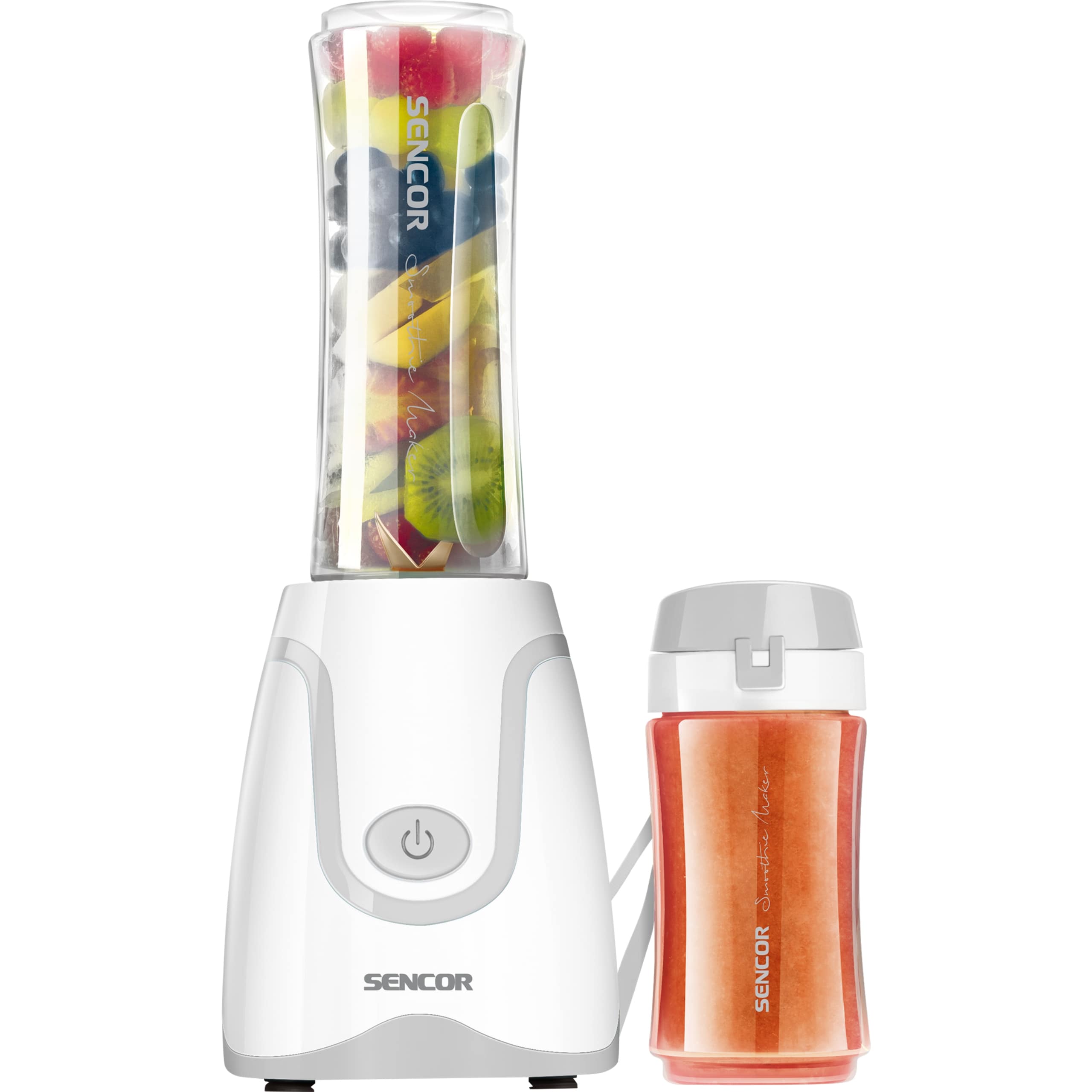 Blender kielichowy do smoothie koktajli 500W 2 butelki Sencor Sbl 2210WH