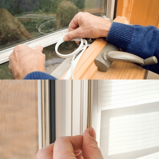 SAMOPRZYLEPNA WYCISZAJĄCA USZCZELKA USZCZELNIENIE DO DRZWI OKIEN TYP D 6M Długość 600 cm